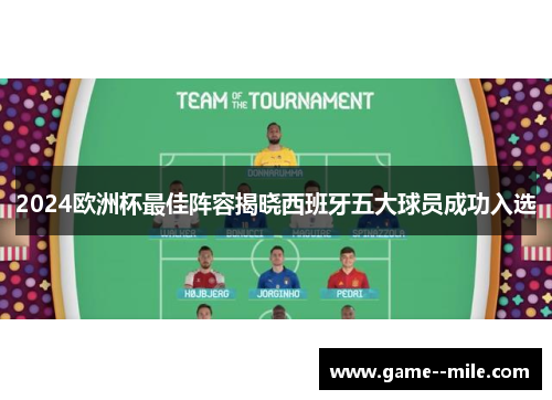2024欧洲杯最佳阵容揭晓西班牙五大球员成功入选 2024欧洲杯最佳阵容揭晓西班牙五大球员成功入选